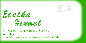 etelka himmel business card